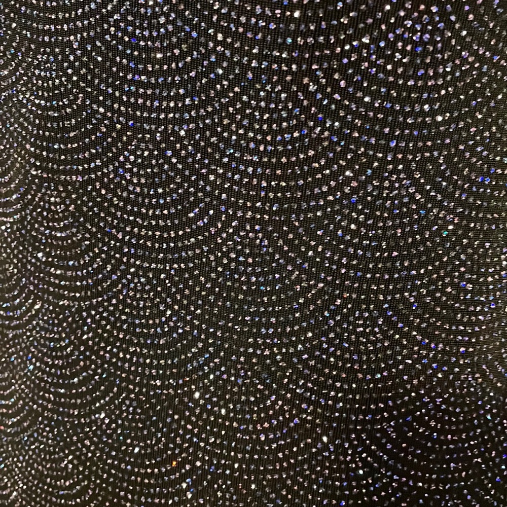 Glitter tank halter dark purple cocktail dress - handmade, beautiful! - Picture 3 of 7